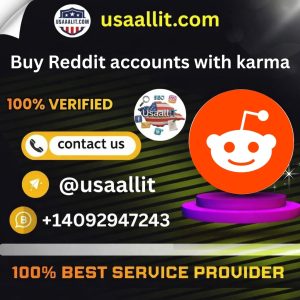 Buy Reddit accounts with karma