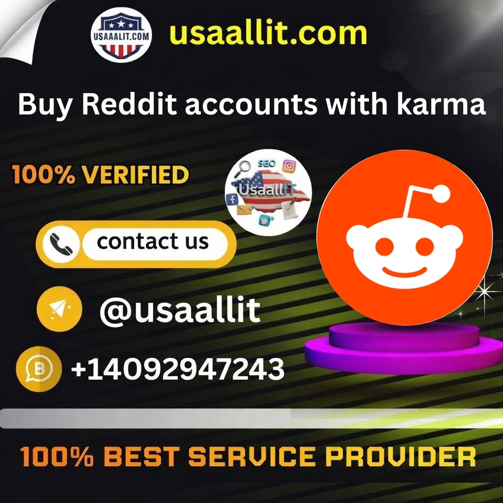 Buy Reddit accounts with karma